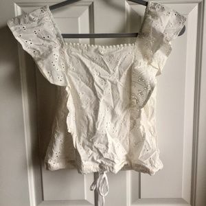 White Off the Shoulder Top